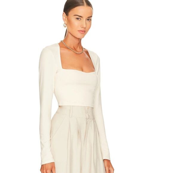 Lovers and Friends Braxton Ivory Top NWT Size Small - Picture 3 of 4